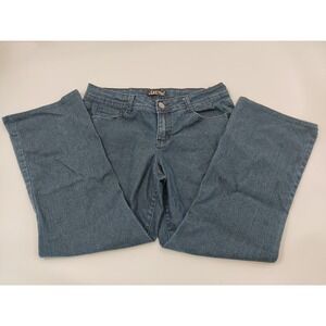 L.e.i. Ashley Lowrise Bootcut Jeans Junior Size 15 Denim Blue‎ Classic Style